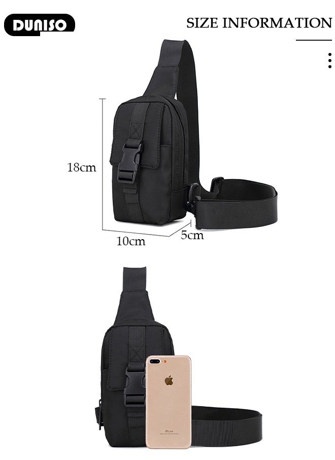 Sling Bag for Men and Women Waterproof Crossbody Bag Packs Purses Chest Bags with Adjustable Shoulder Belt Anti-theft Crossbody Shoulder Bag for Travel Sport Camping Traveling