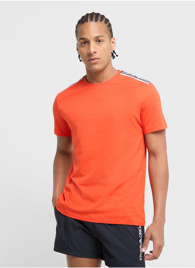 Beachwear Logo Crew Neck T-Shirt