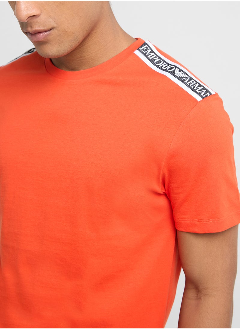 Beachwear Logo Crew Neck T-Shirt