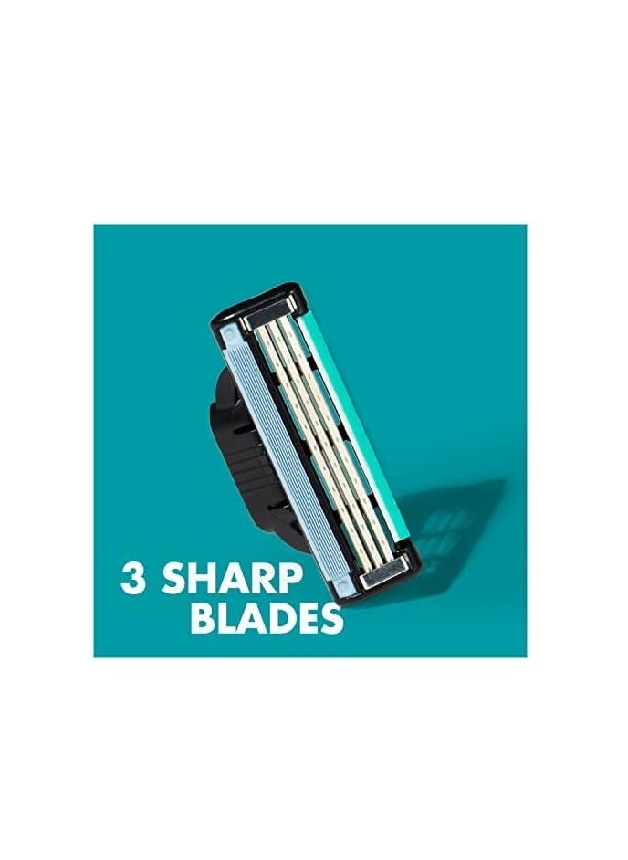 Gillette Mach3 Razor Blades Men, Pack of 12 Blade Refills