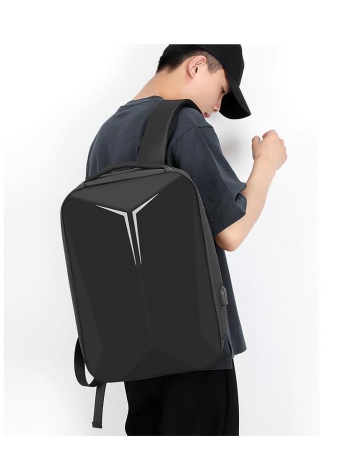 15.6 inch Travel Laptop Backpack for Men with USb Charging Port, Laptop Backpack Gifts for Business, Black