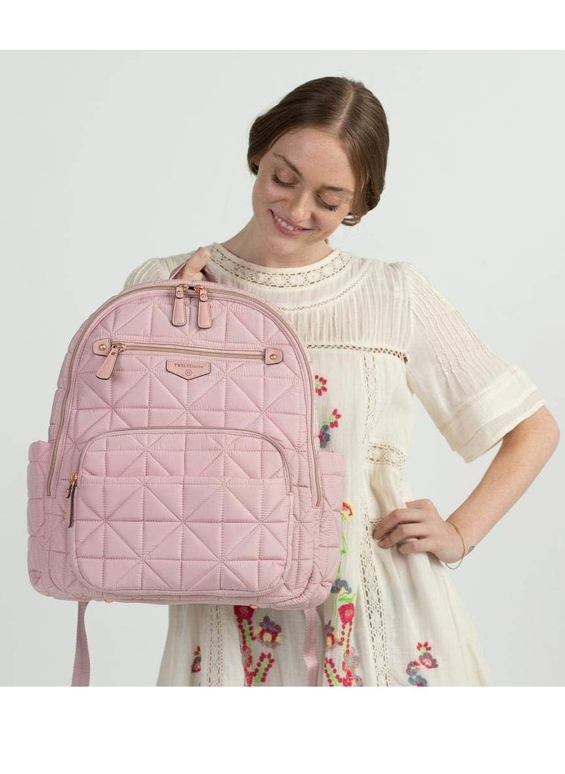 TWELVElittle Companion Diaper Bag Backpack - Blush Pink