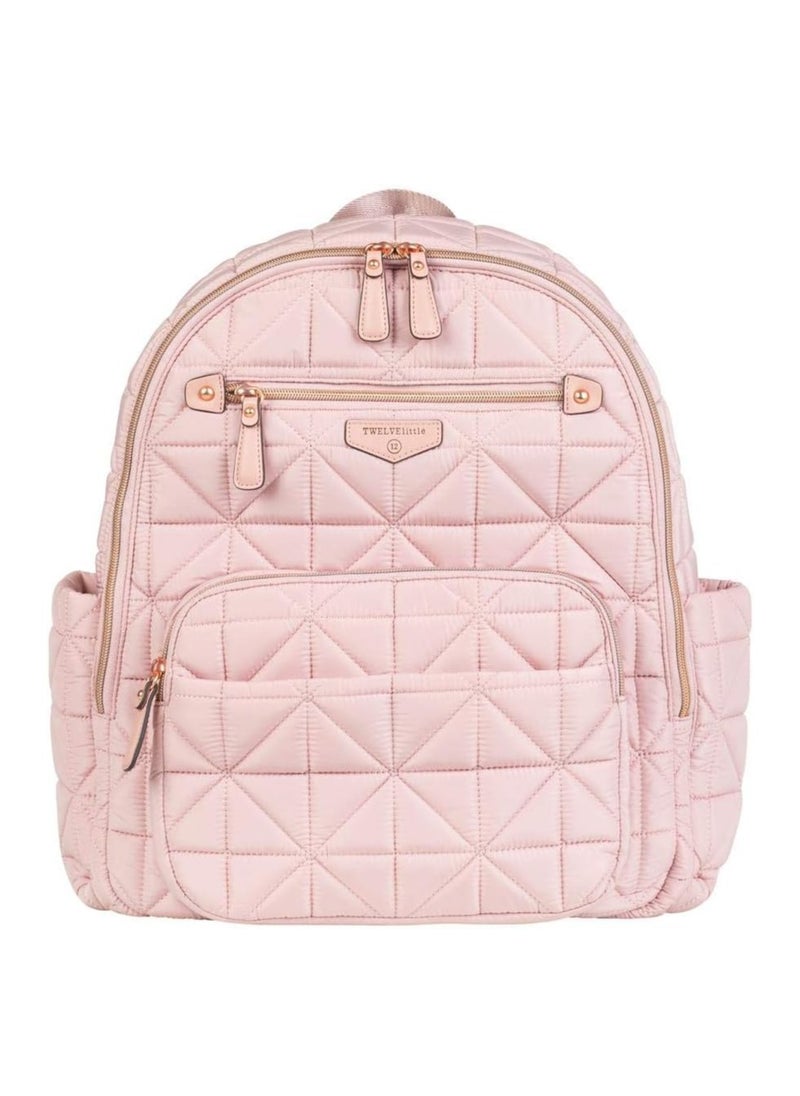 TWELVElittle Companion Diaper Bag Backpack - Blush Pink