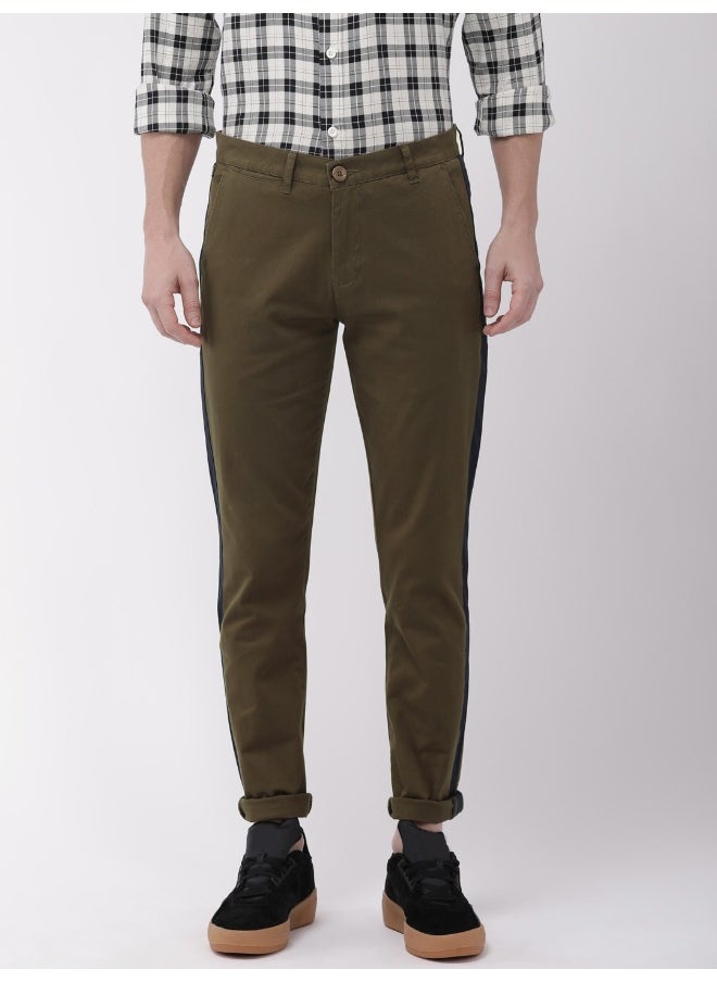 Choco Men Slim Fit Casual Solid Regular Chinos