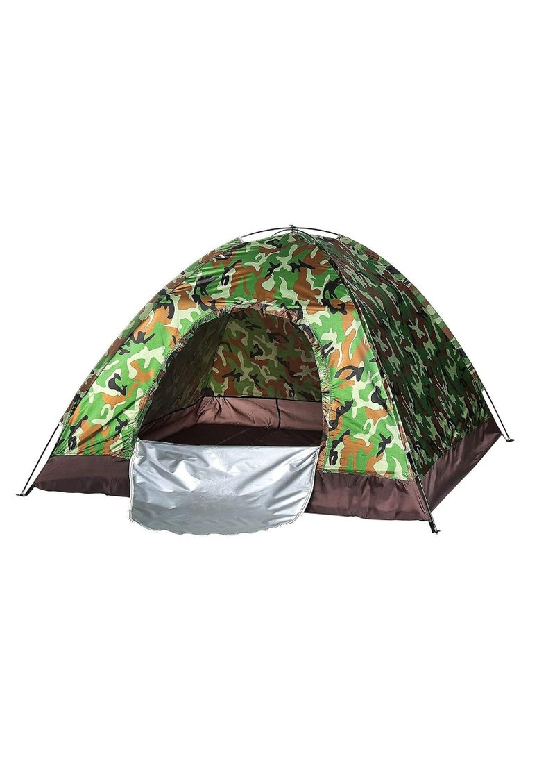 Waterproof Windproof Ultraviolet-proof Outdoor Travel Camping 2-3 People Camouflage Multifunction Rainning Proof Tent