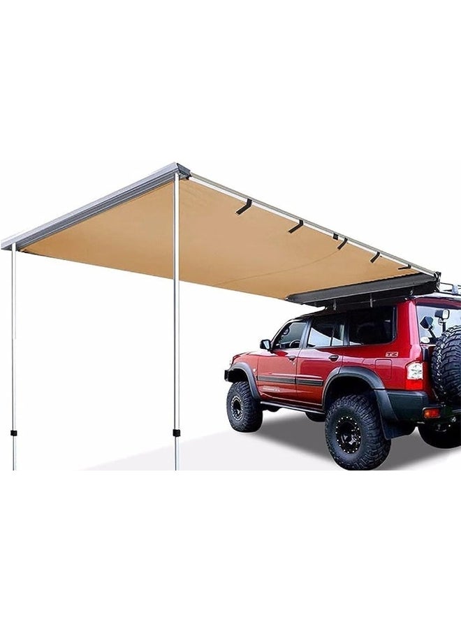 Aluminium Hard Shell Awning With Led Light, 200x250cm, 280g Canvas