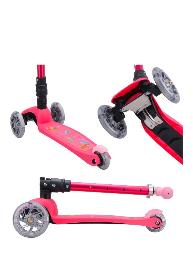 BoldCube 3 Wheel Scooter Folding Teeny (Pink)