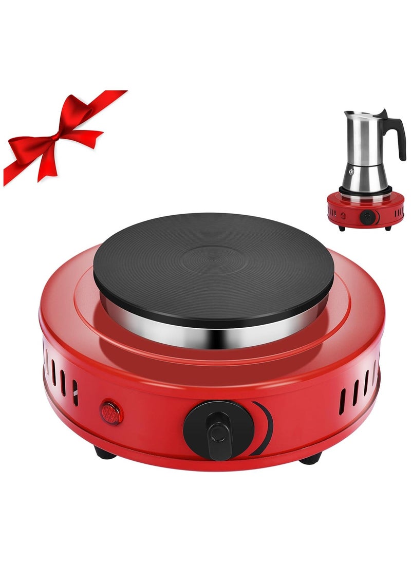 Mini Hot Plate Small Hot Plate,Moka Pot Hot Plate,Portable Hot Plate,Perfect Size for Moka Pot