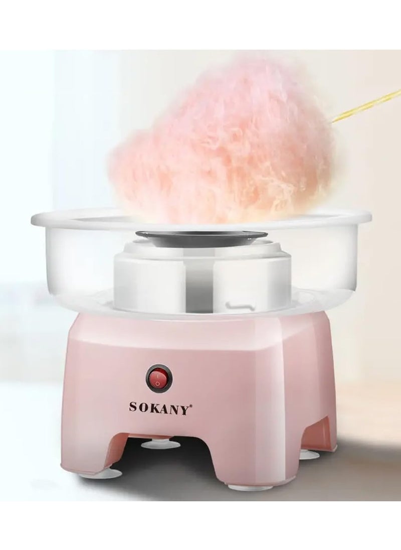 SOKANY SK-520 Cotton Candy Machine for Home, Large Diameter 29.8 cm Cotton Candy Machine for Children's Birthday Parties Various Parties, Easy to Use and Easy to Clean