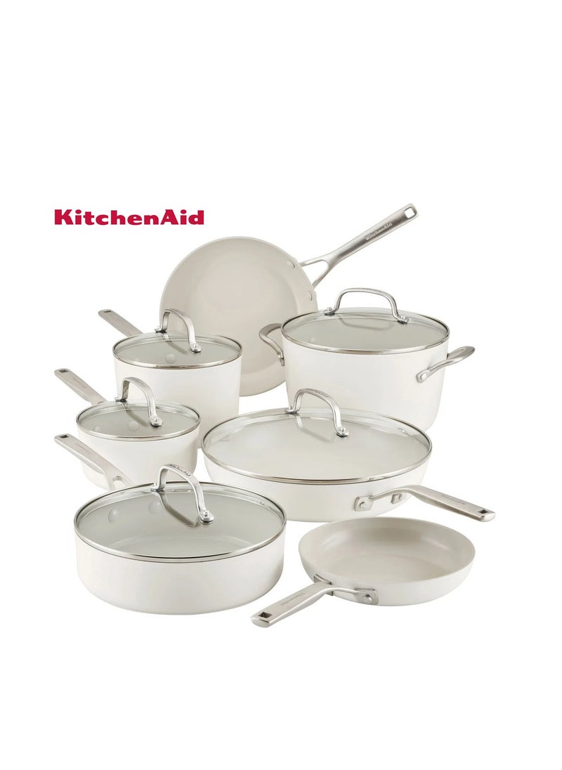 KitchenAid 12-piece Hard Anodized Ceramic Non-Stick Cookware Set