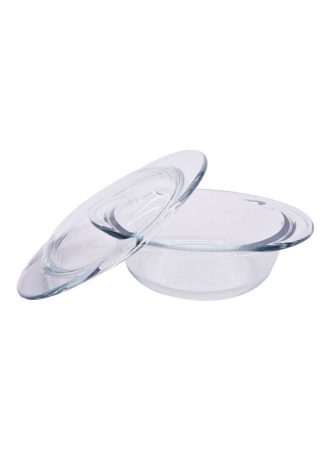 Casserole Round with Lid Clear 150x120x45mm