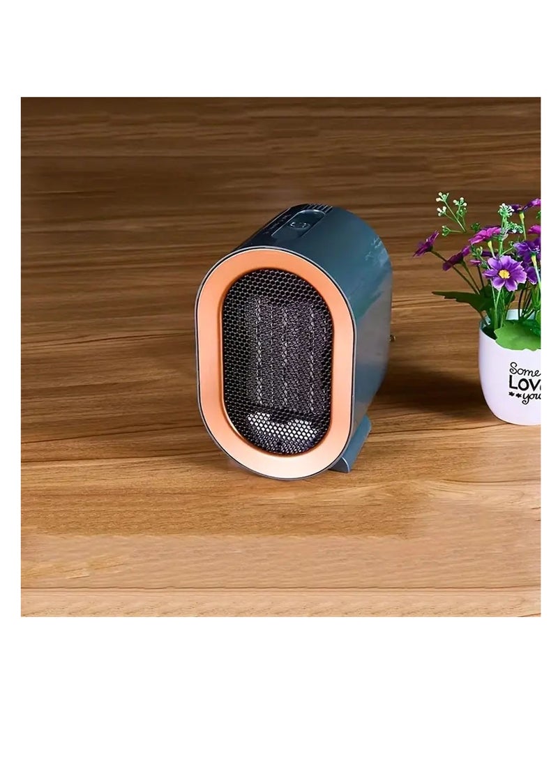 Portable Mini Electric Space Heater 1200W With Brushless Motor,Air Heater,Household Portable Heater With Adjustable Thermostat,Energy Efficient,Safe Heating,For Office,Room,Desk Fall Winter Essential