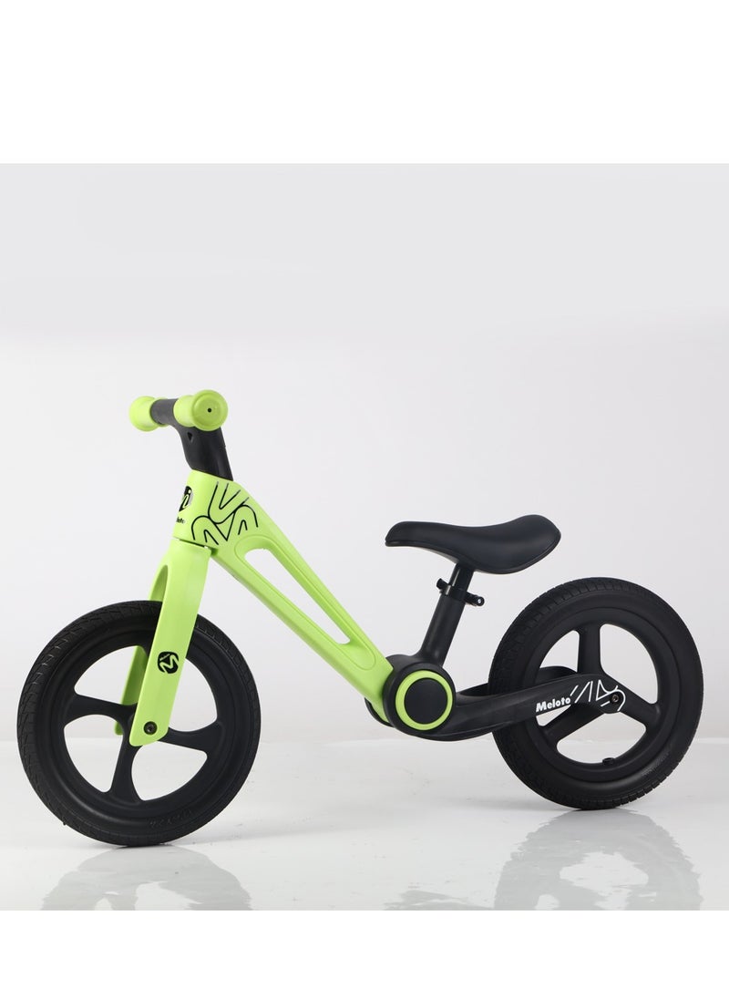 Inflatable-free two-wheeled children's balance bike