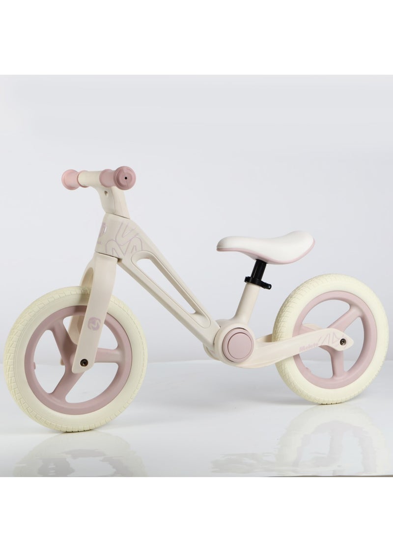 Inflatable-free two-wheeled children's balance bike