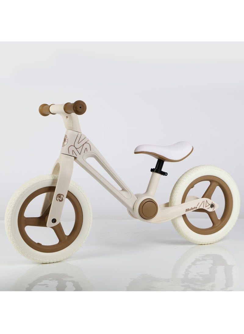 Inflatable-free two-wheeled children's balance bike