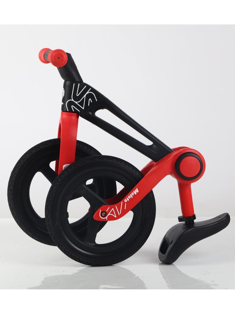 Inflatable-free two-wheeled children's balance bike