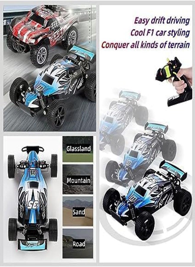 remote control toy car, 1:18 scale RC vehicle, high speed two-wheel drive off-road drift rear drive force racing car, gift for boys girls children birthday party