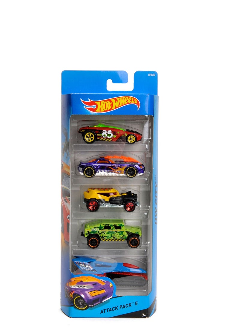 Hot Wheels 5 Car Gift Pack