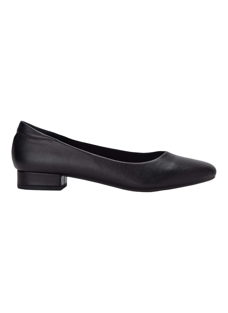 Bata Casual Block Heel Slip On Shoes