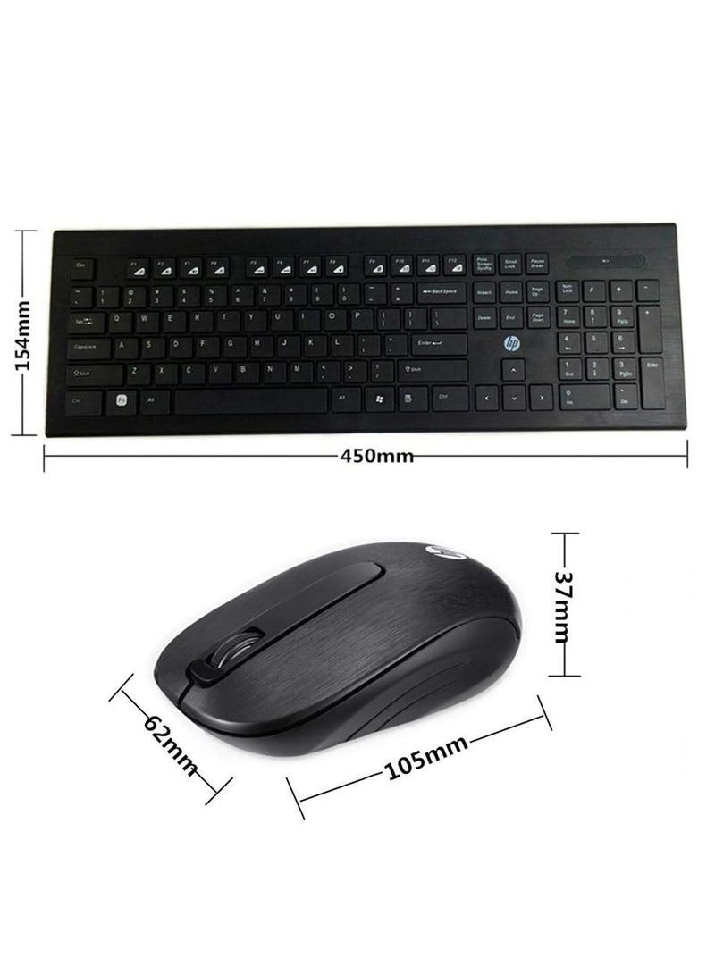 CS300 Wireless Keyboard and Mouse - Black