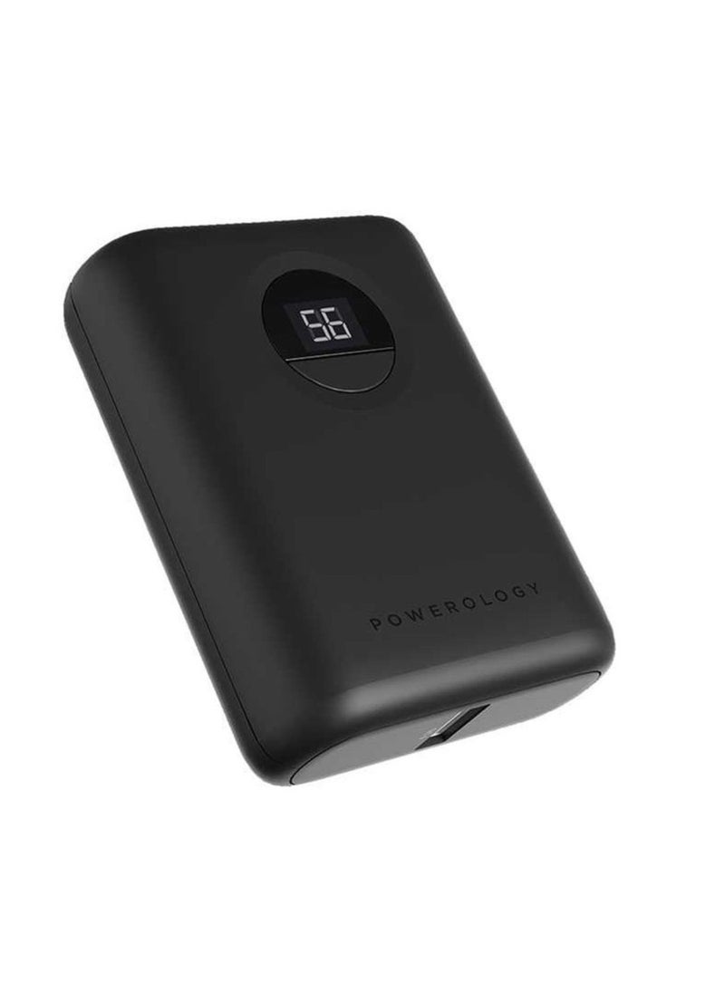 10000mAh Power Bank with PD 20W, Power Dash 3.0, Ultra Compact & Light Design, Digital Display - Black