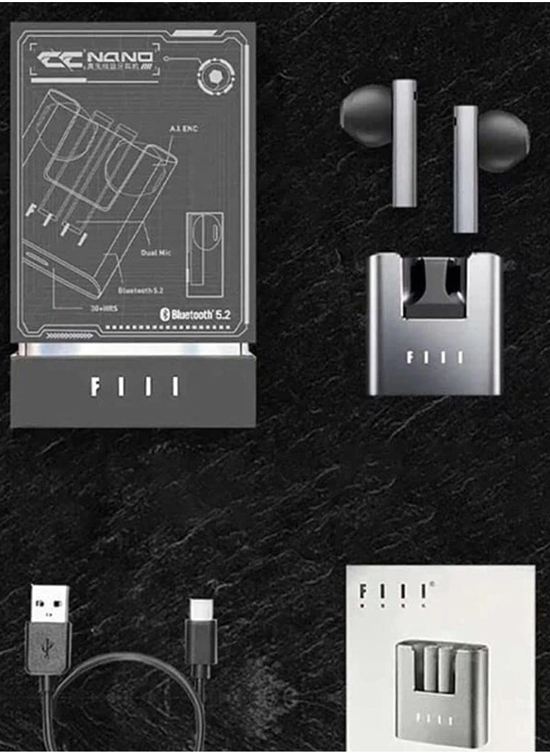 FIIL CC Nano TWS Wireless Bluetooth 5.2 Dual Earphones Noise Canceling