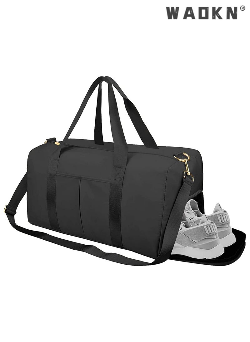 Men and Women Gym Shoes Compartment Sports Bag: A Spacious, Durable, and Stylish Option for All Your Athletic Needs – Perfect for Carrying Shoes, Clothes, and Accessories