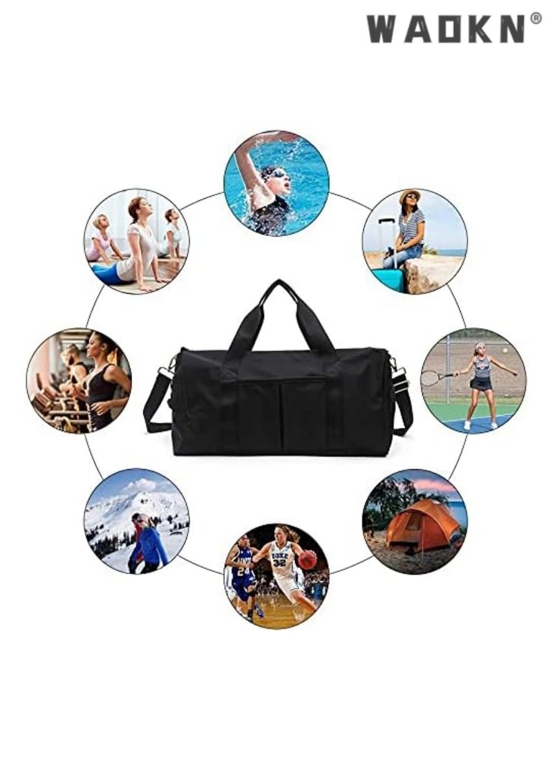 Men and Women Gym Shoes Compartment Sports Bag: A Spacious, Durable, and Stylish Option for All Your Athletic Needs – Perfect for Carrying Shoes, Clothes, and Accessories