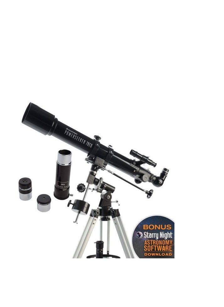 Celestron Powerseeker 70EQ Refractor Telescope