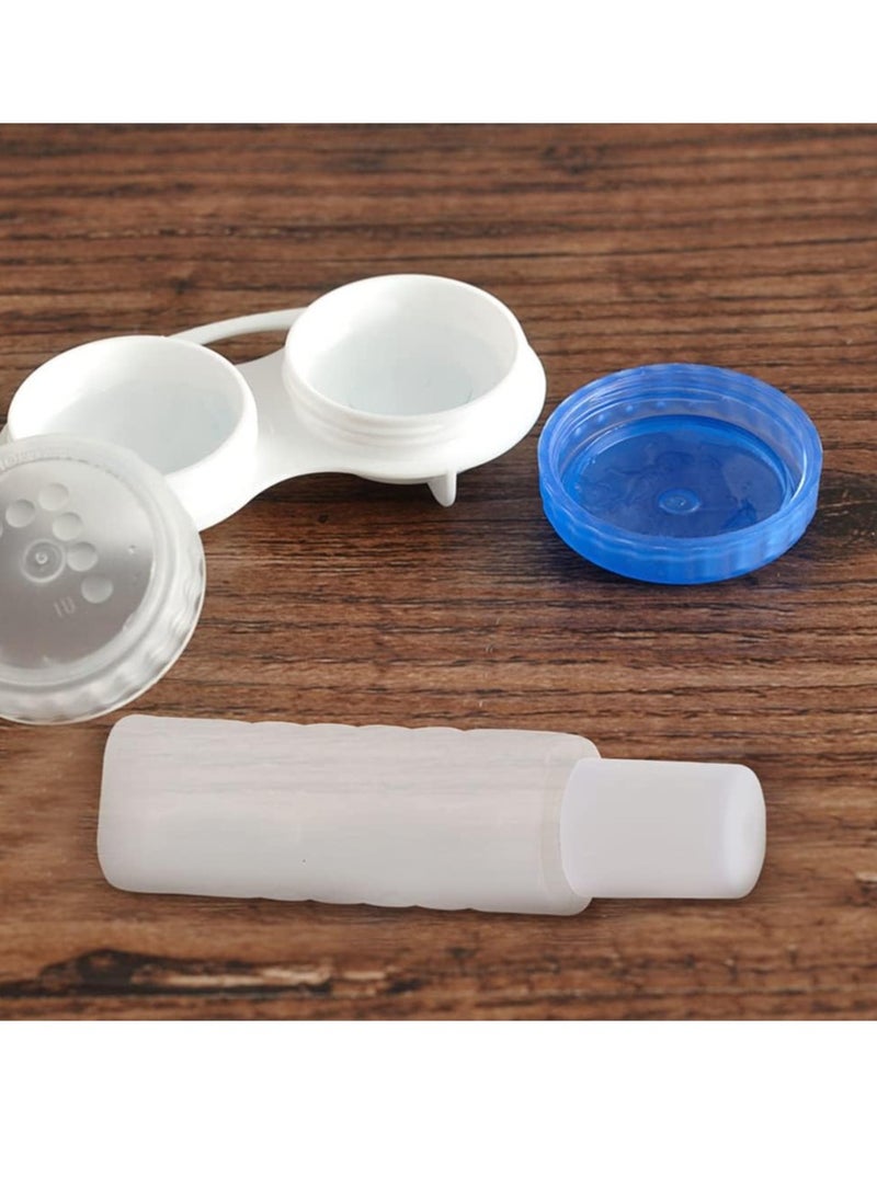 Healifty 30PCS 3ML Empty Plastic Squeezable Eye Liquid Dropper Bottles with Screw Cap, Portable Travel Empty Cosmetic Lens Care Bottle, Mini Refillable Plastic Droper Bottle