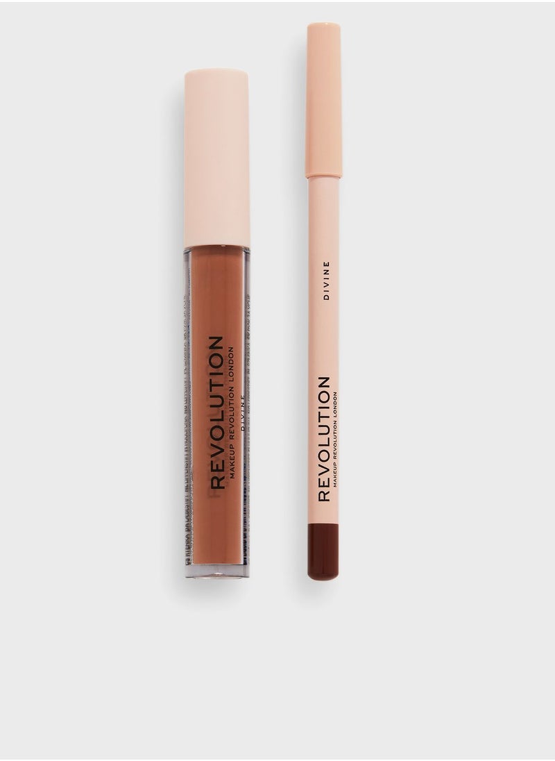 Revolution Lip Contour Kit  Divine