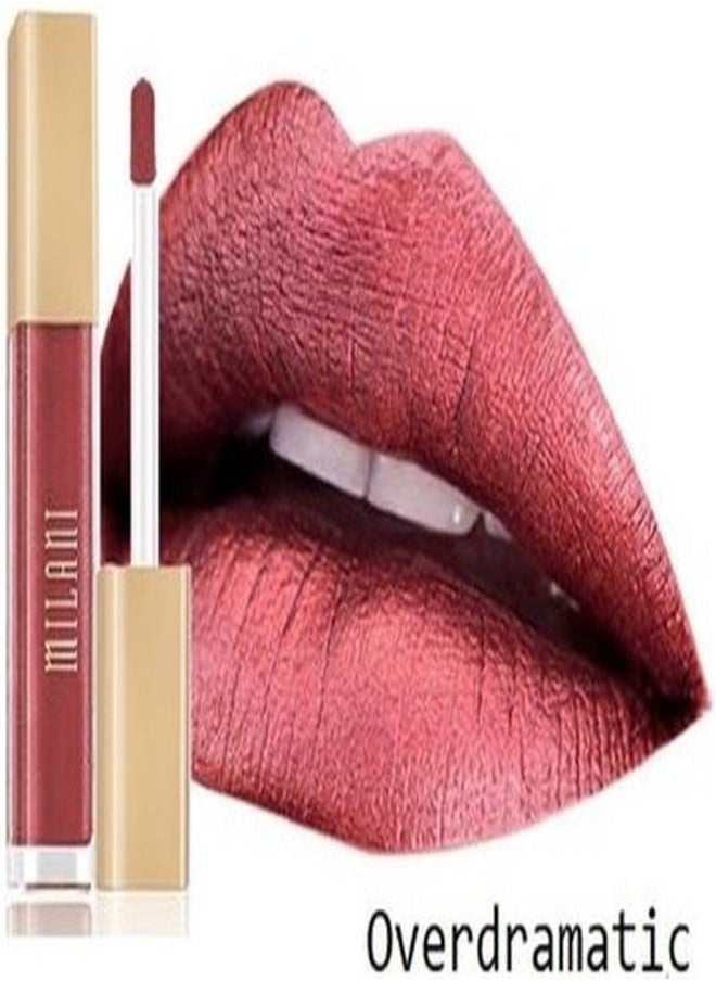 Milani Amore Matte Lip Crème, Shade 13 Overdramatic, 6g - Long-Lasting, Full Coverage Matte Liquid Lipstick