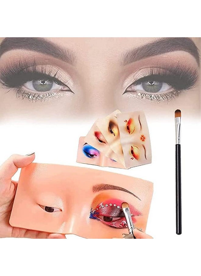 Makeup Practice Face Board, Face Dummy For Makeup Practice , Practice Skin Board,For Makeup Practice Mask Skin Face Eye Makeup Practice For Beginner Makeup Artist The Perfect Makeup (Skin)