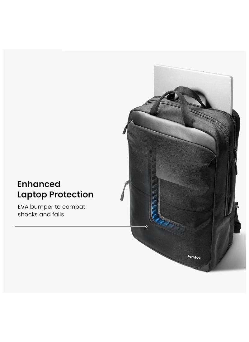 Navigator-T71 Compact Laptop Backpack for 16-inch Computer, 24L Everyday Backpack Professional Pack Work Bag with Cable Pass-through for Business, Commute