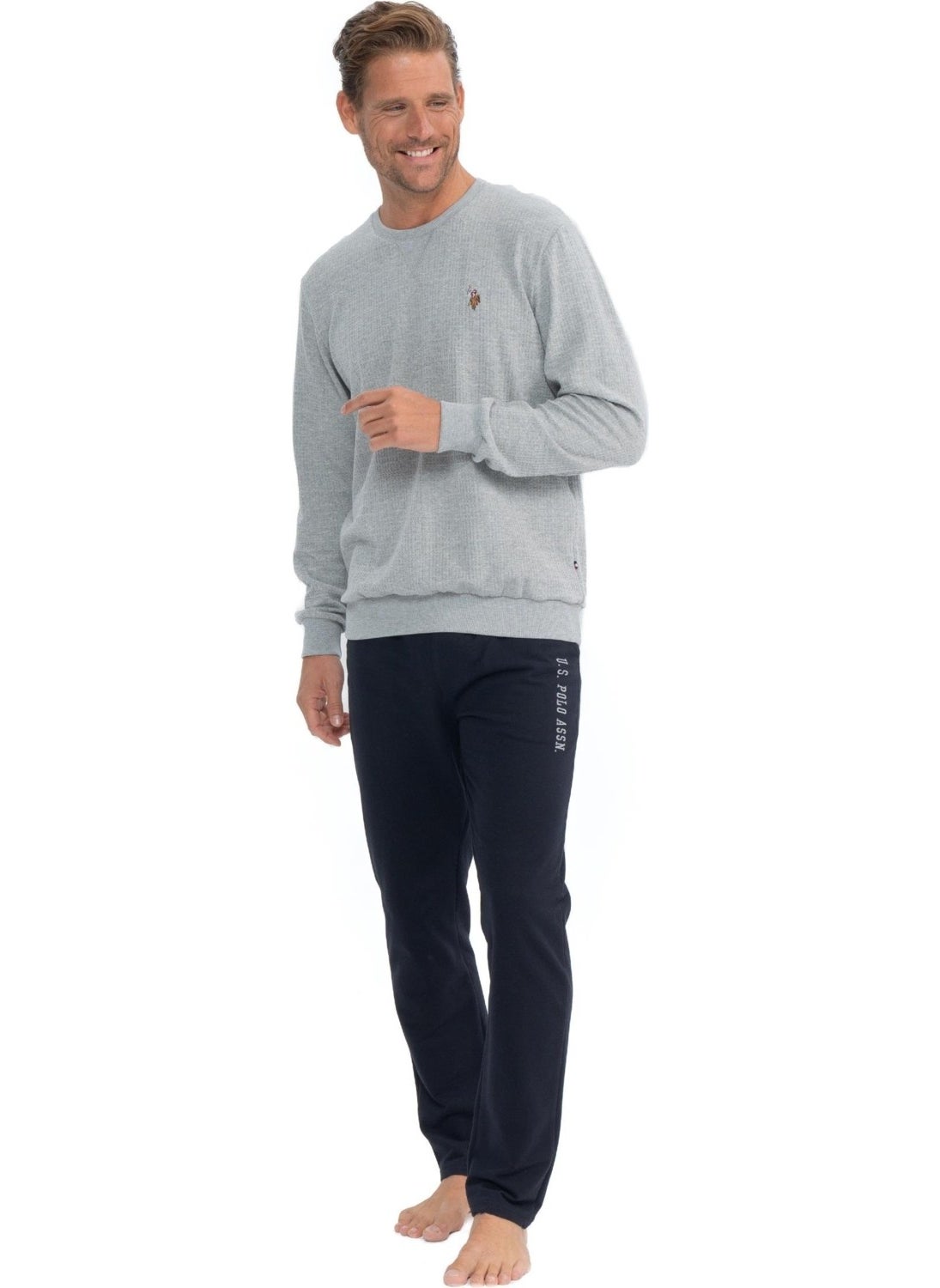 Men's Gray Melange Homewear