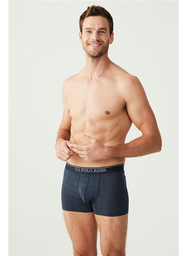 Men's Navy - Grey Melange - Indigo 3-Pack Boxer