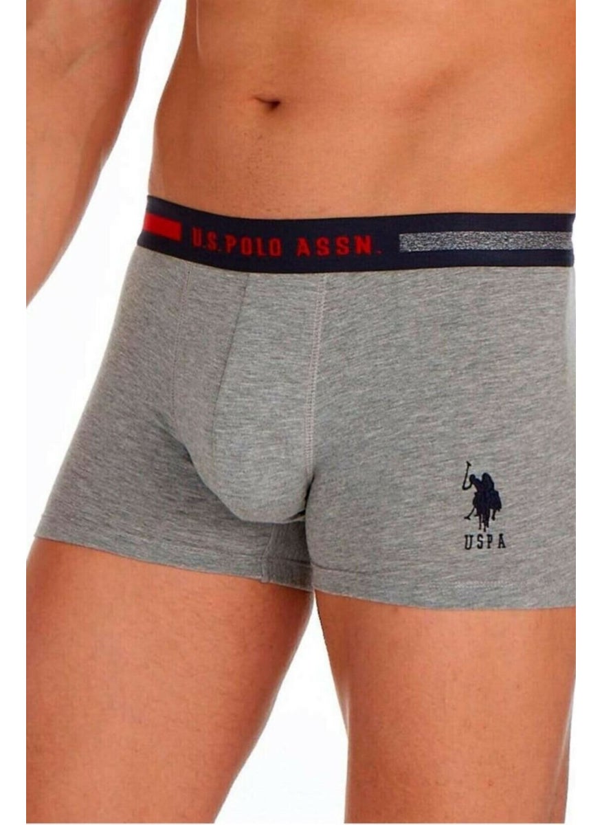 80155 Men's Navy-Grey-White 3-Pack Boxer