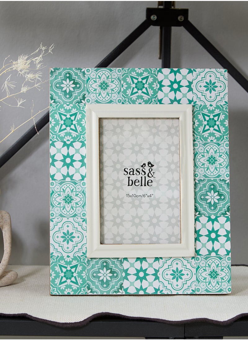 Green Mosaic Tile Frame