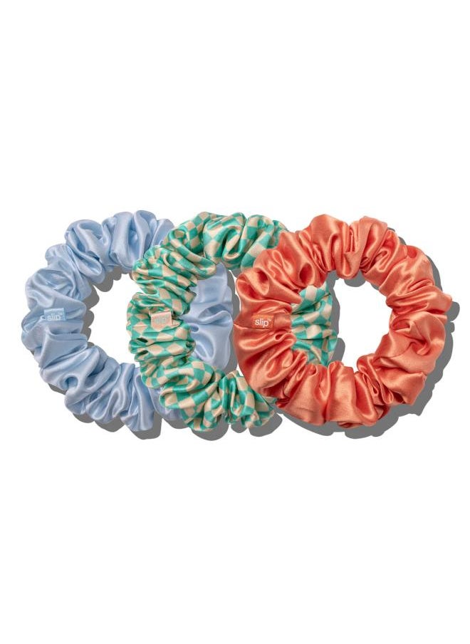 Large Scrunchies  - Sea Mist - set of 3