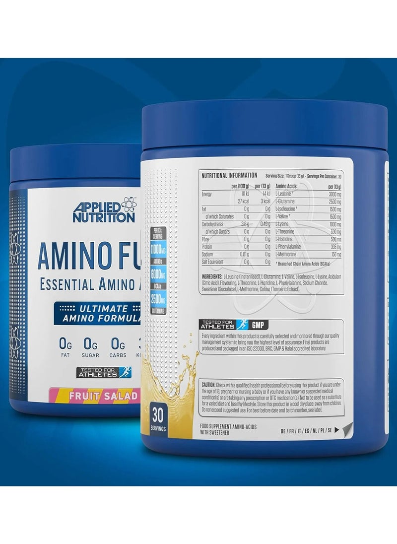 Applied Nutrition, Amino Fuel, Essentials Amino Acids, 390g, Fruit Salad, 30 Servings