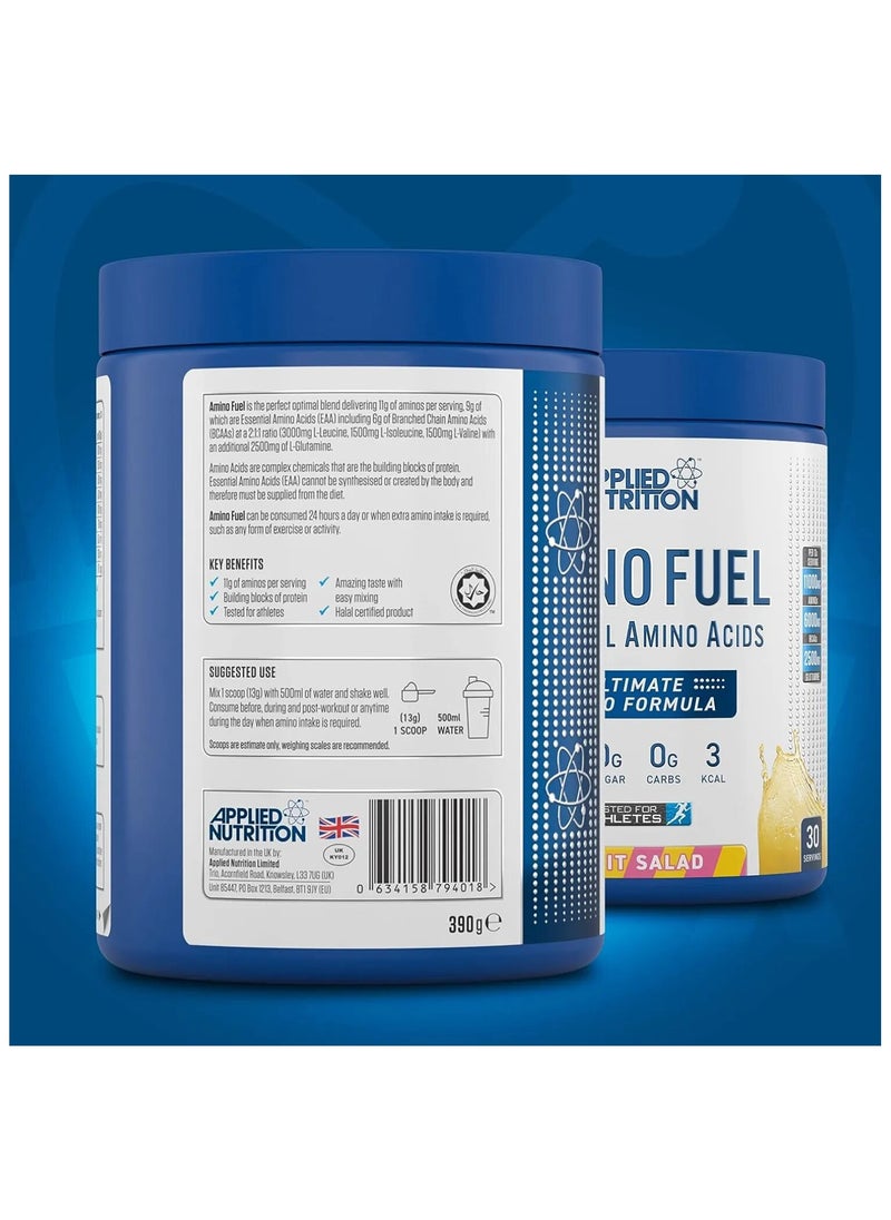 Applied Nutrition, Amino Fuel, Essentials Amino Acids, 390g, Fruit Salad, 30 Servings