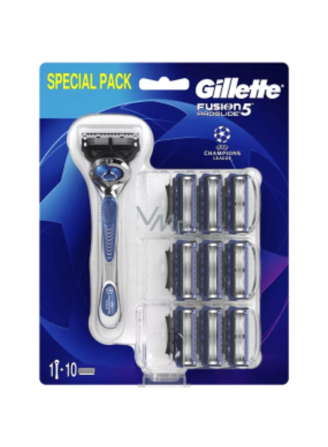 Fusion ProGlide Razor + 9 Blades Refills