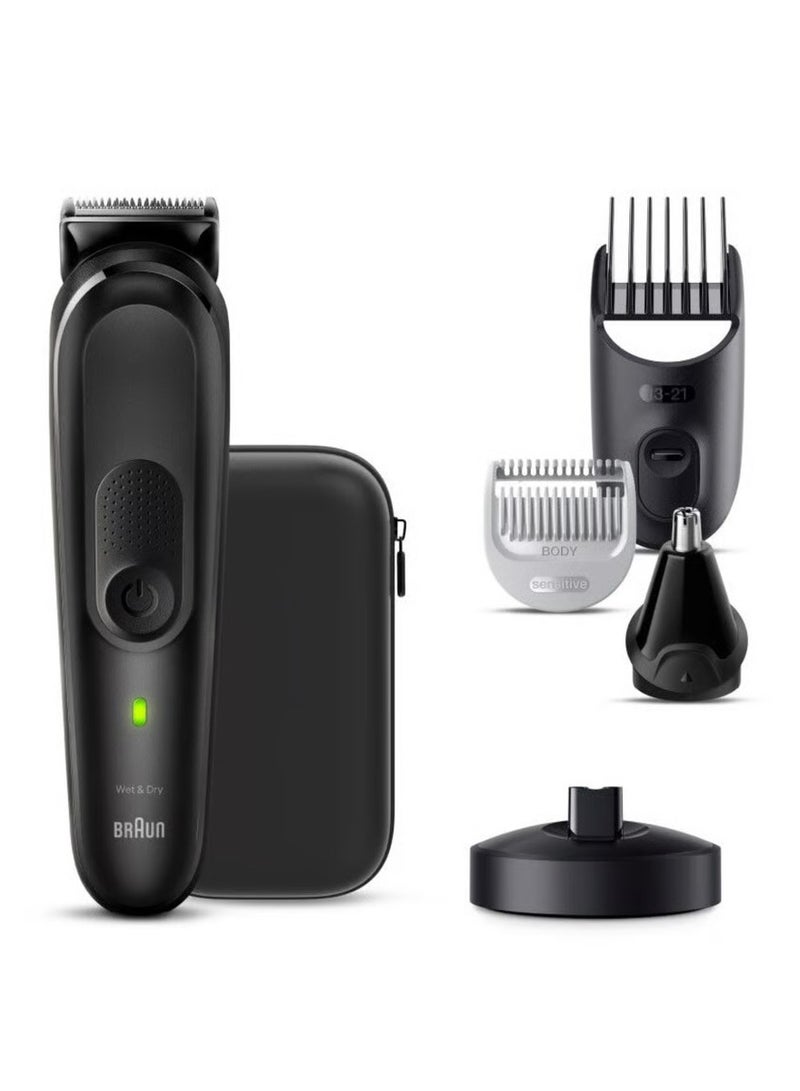 Series 7 17-in-1 All-in-One Waterproof Style full Body Grooming Kit with Premium Travel Case and Charging Stand