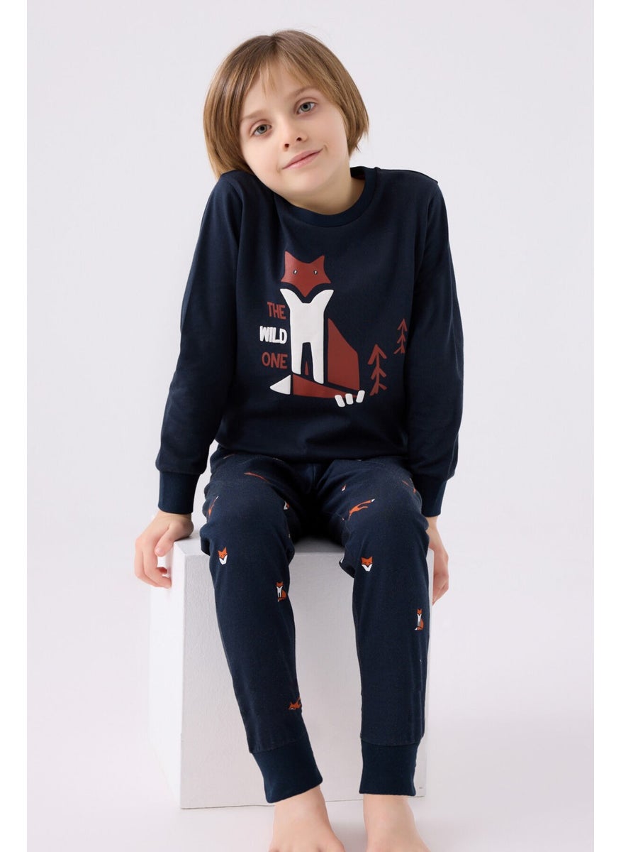 Boy Long Sleeve Pajama Set RP3432 Navy