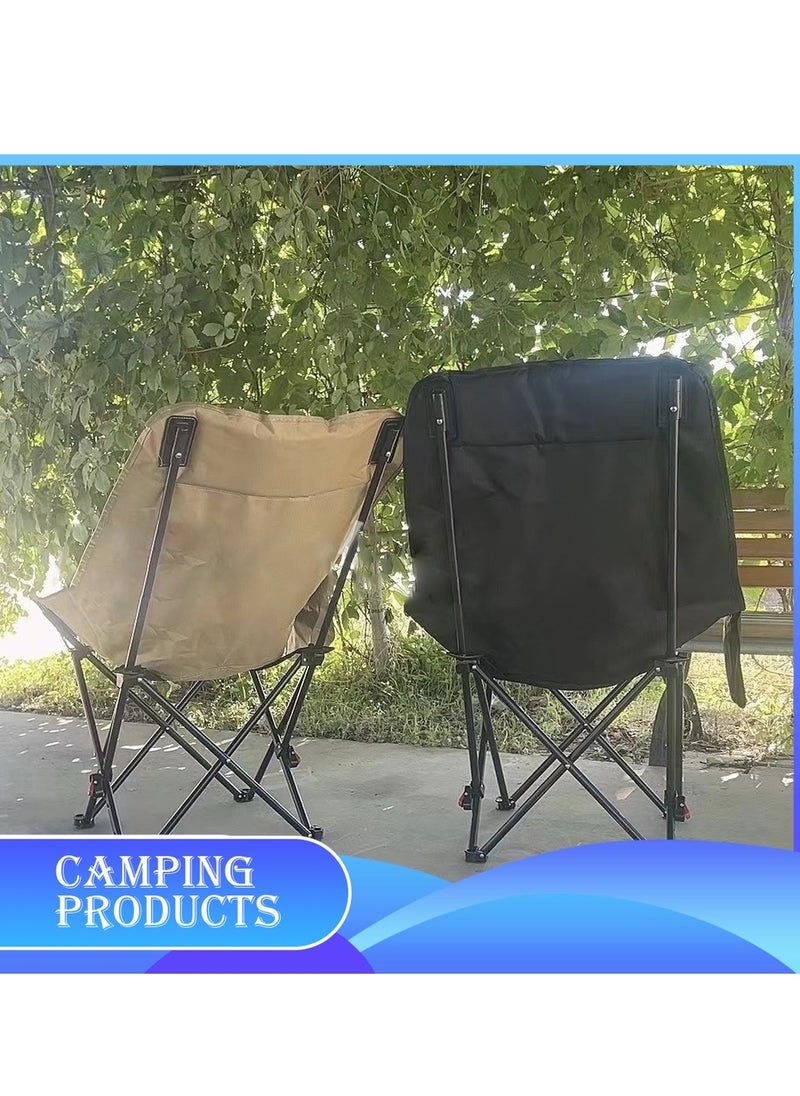 Portable Folding Camping Chair Beige