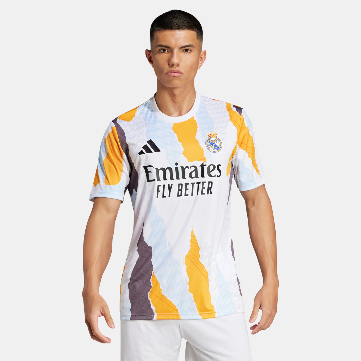 Men's Real Madrid 24/25 Pre-Match Football Top