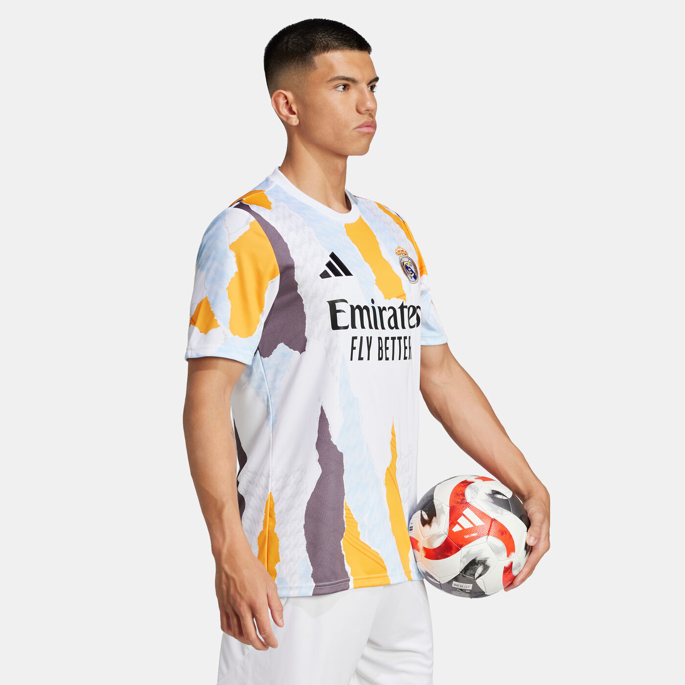 Men's Real Madrid 24/25 Pre-Match Football Top