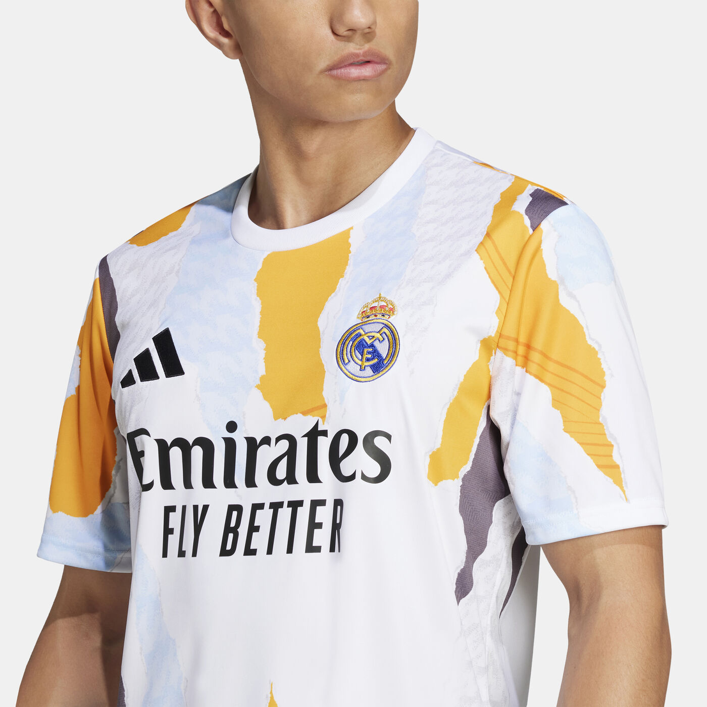 Men's Real Madrid 24/25 Pre-Match Football Top