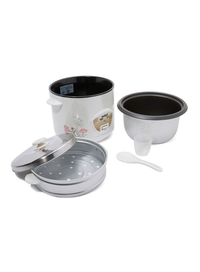 Replacement Electric Rice Cooker 2.2L 2.2 L 900.0 W SF1131RC-2.2L BS White/Silver/Black