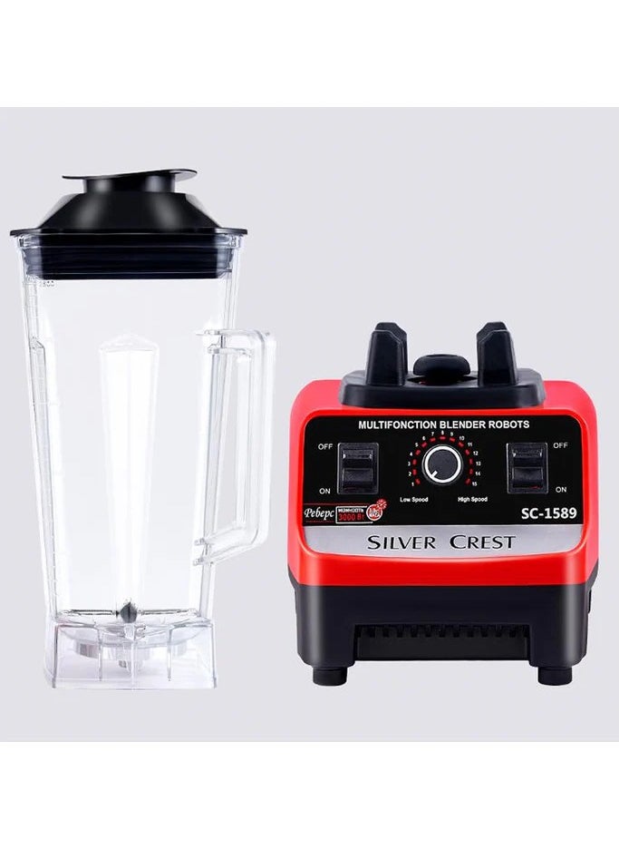 Silver Crest 4500w Heavy Duty Commercial Grade Blender With 2 Jars